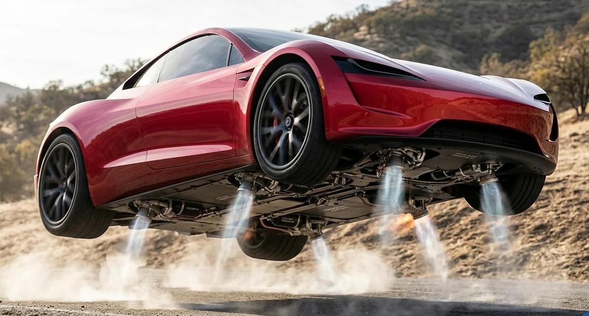 Tesla представи летящ Roadster