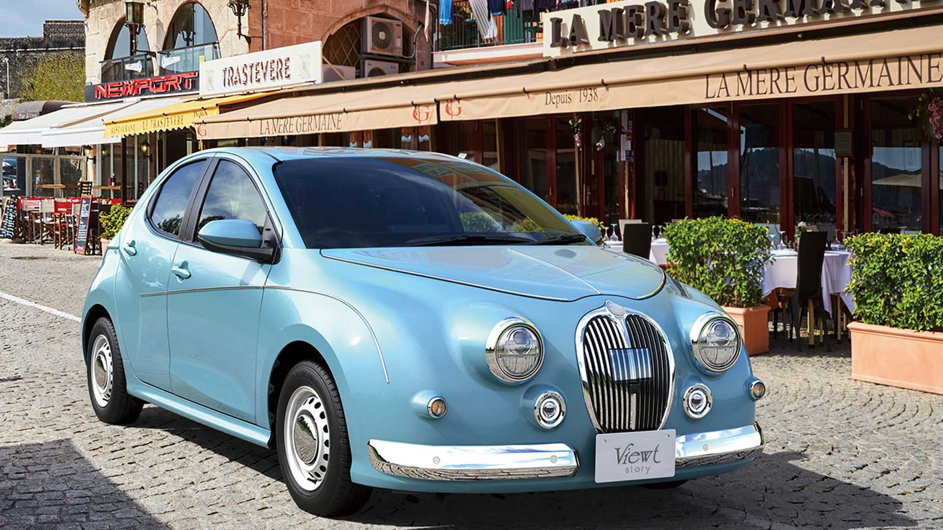 Mitsuoka Viewt е кръстоска между Toyota Yaris и Jaguar Mark 2