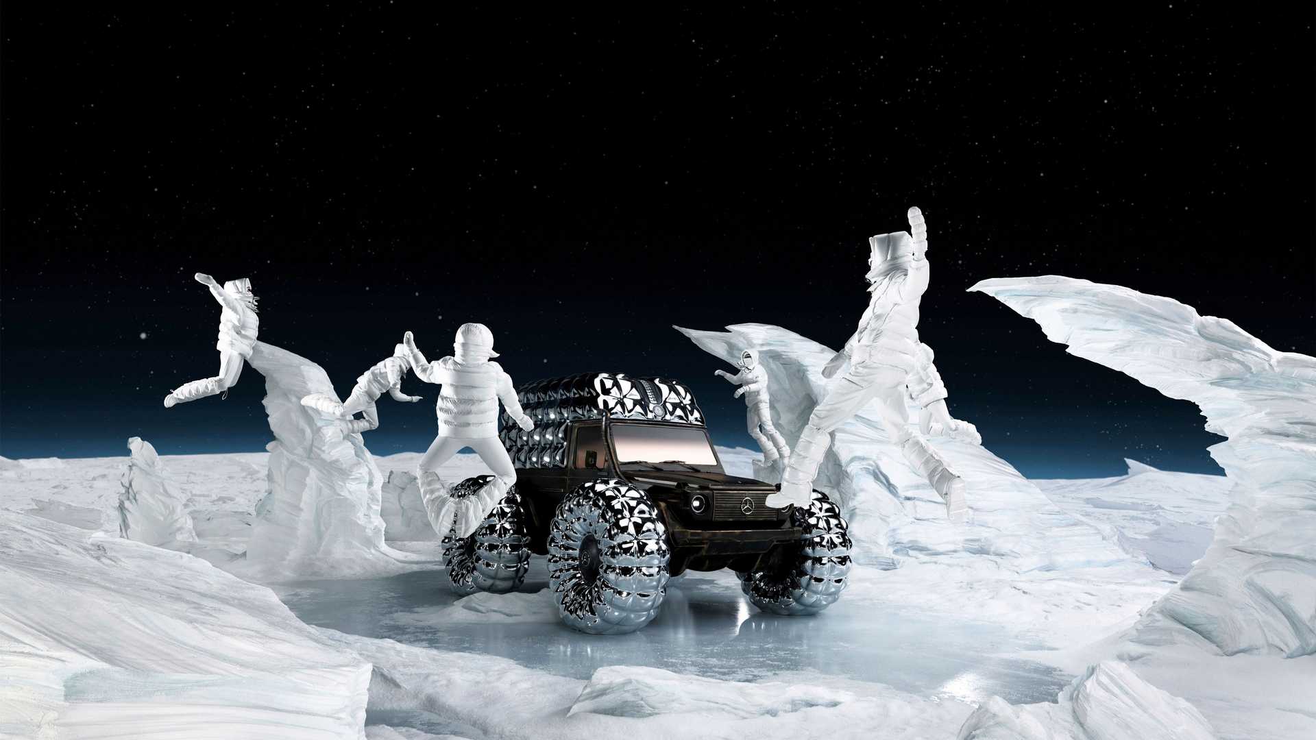 Това е пухено яке Mercedes