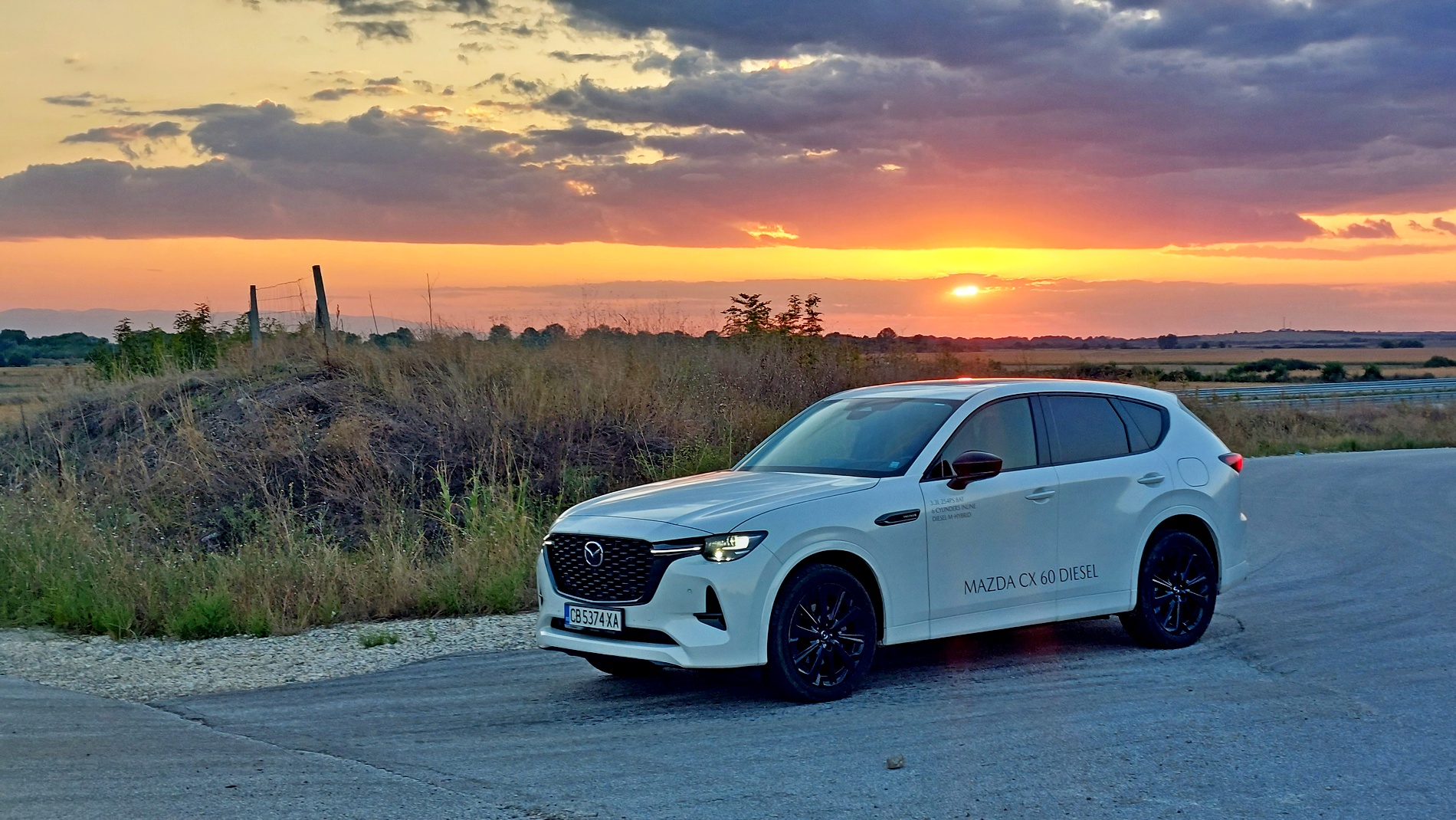 Караме Mazda CX-60 с дизелов шестак