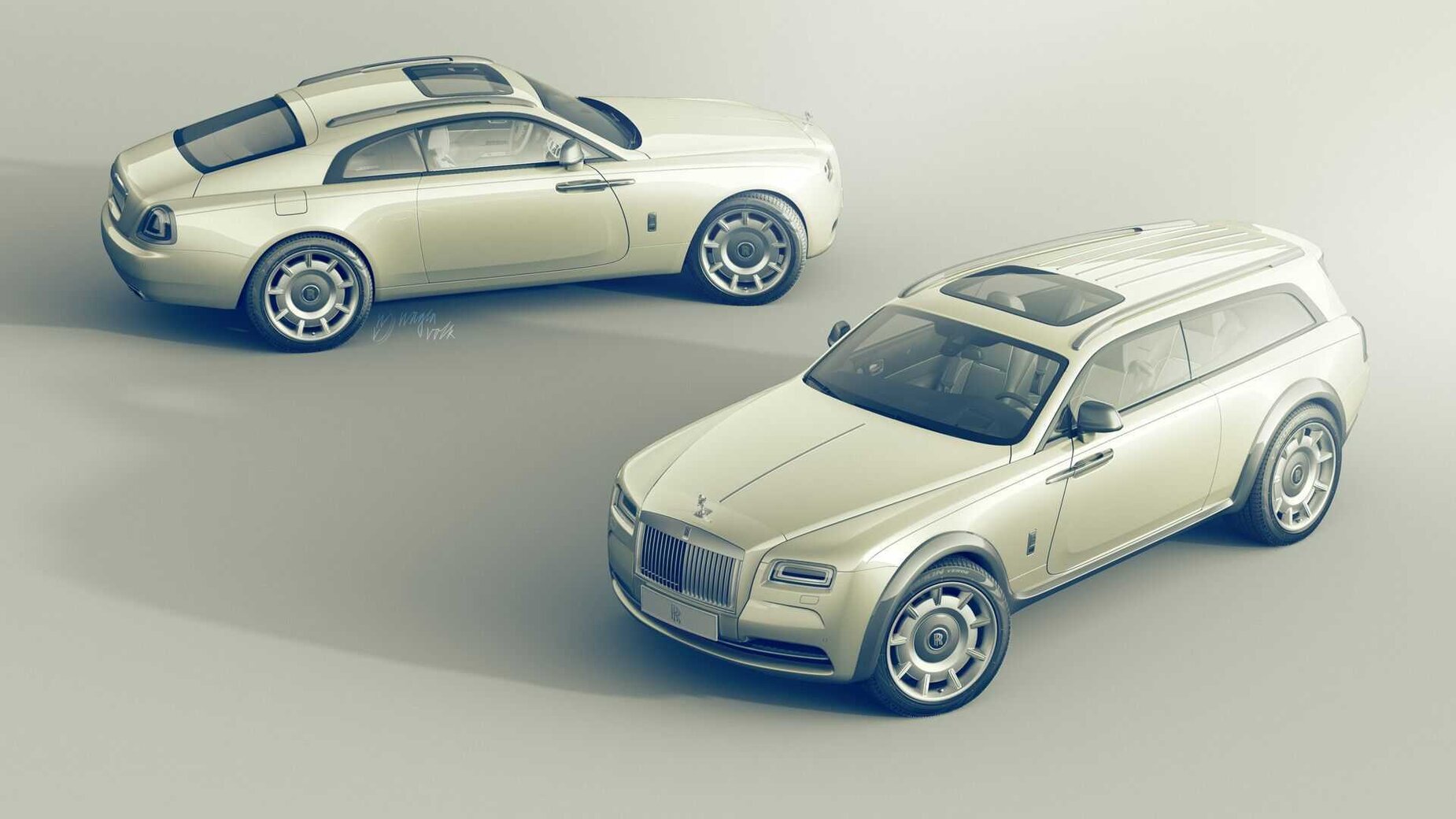 Така би изглеждало комби Rolls-Royce Wraith